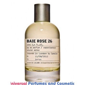 Our impression of Baie Rose 26 Chicago Le Labo Unisex Concentrated Perfume Oil (004321) 